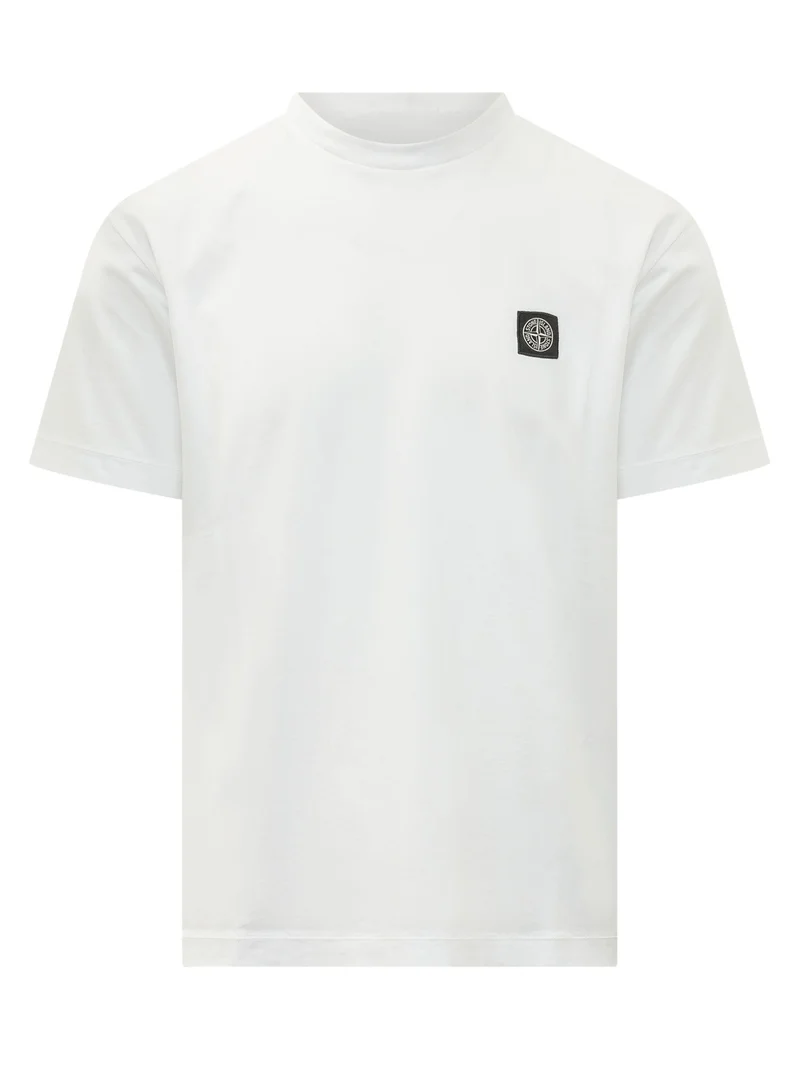 T-shirt con Patch Logo