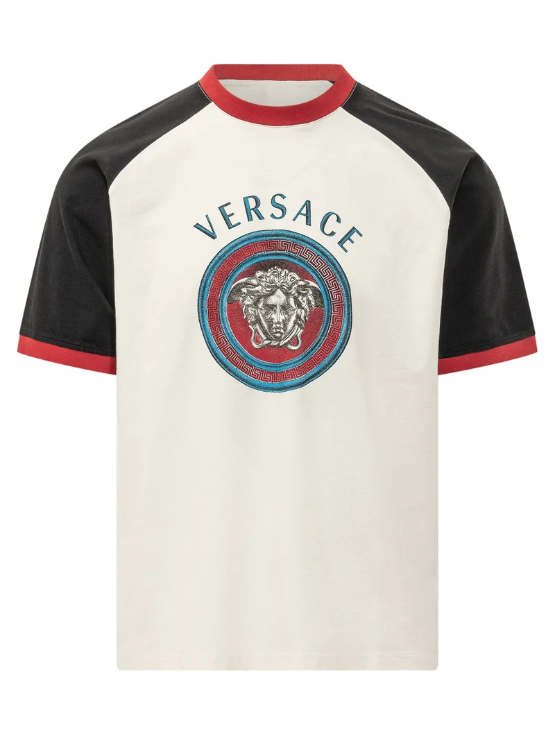 T-shirt con Pannello Diagonale