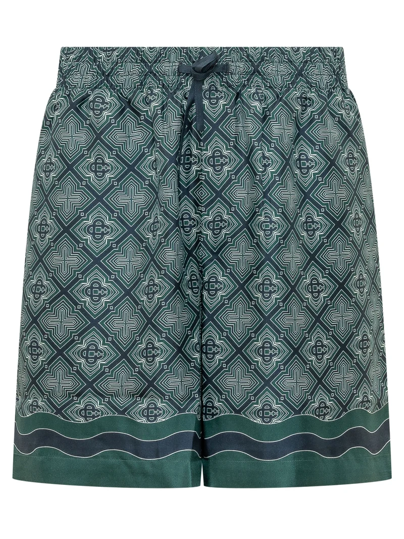 Shorts con Motivo Geometrico