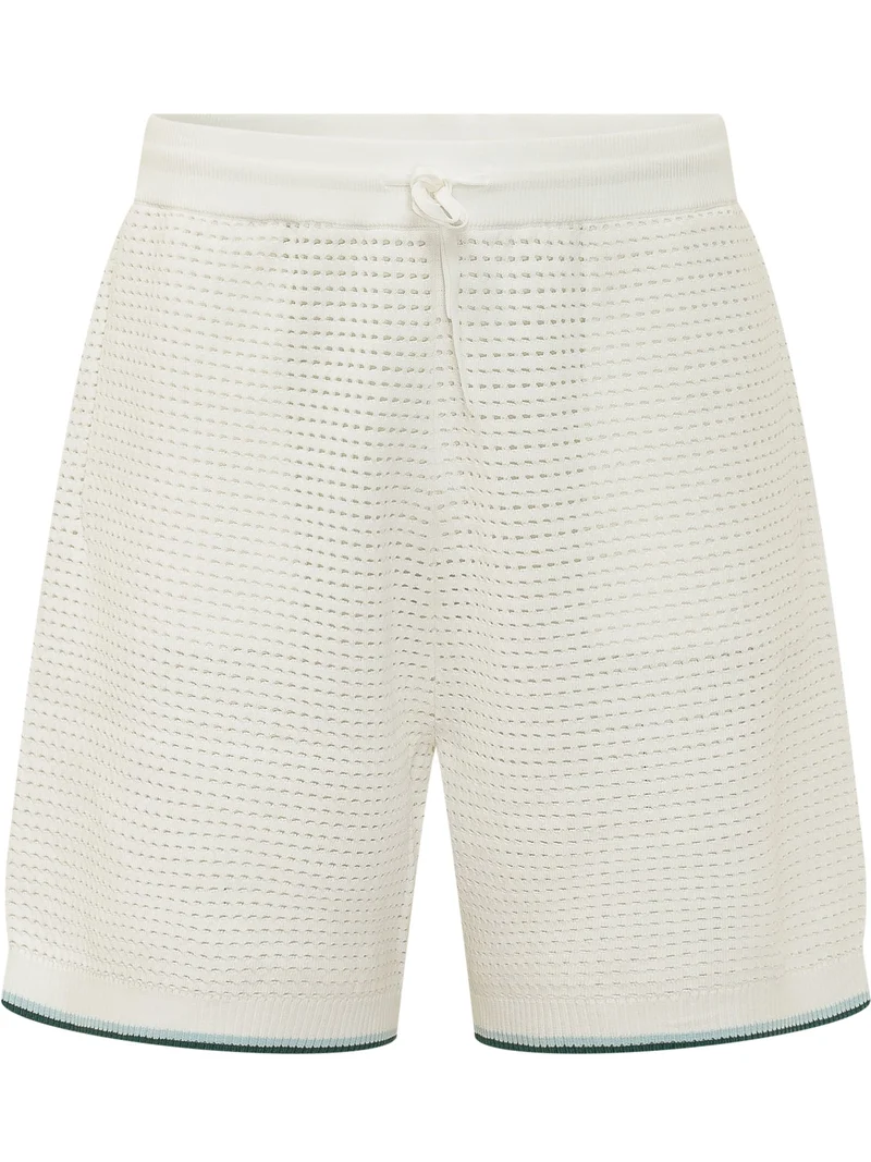 Shorts Crochet con Coulisse