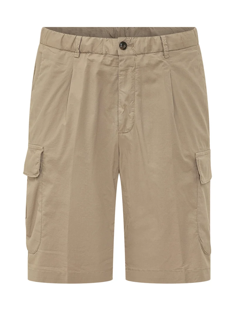 Bermuda Cargo con Tasche Applicate