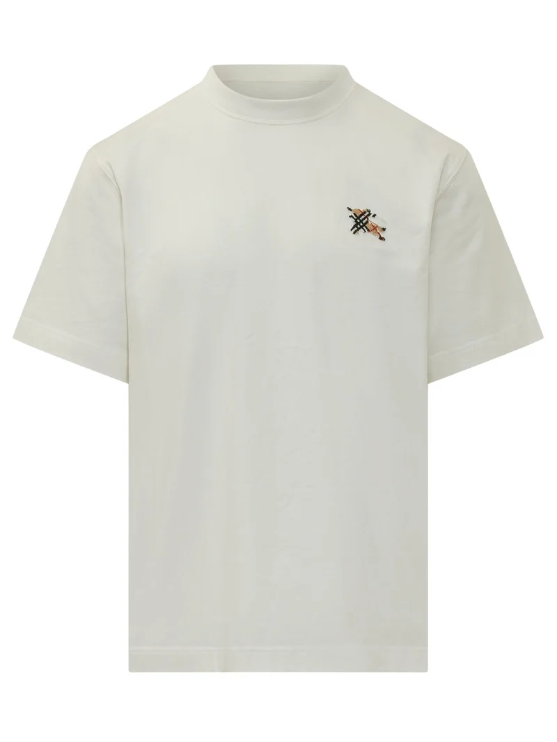 T-shirt Seth con Ricamo Logo sul Petto