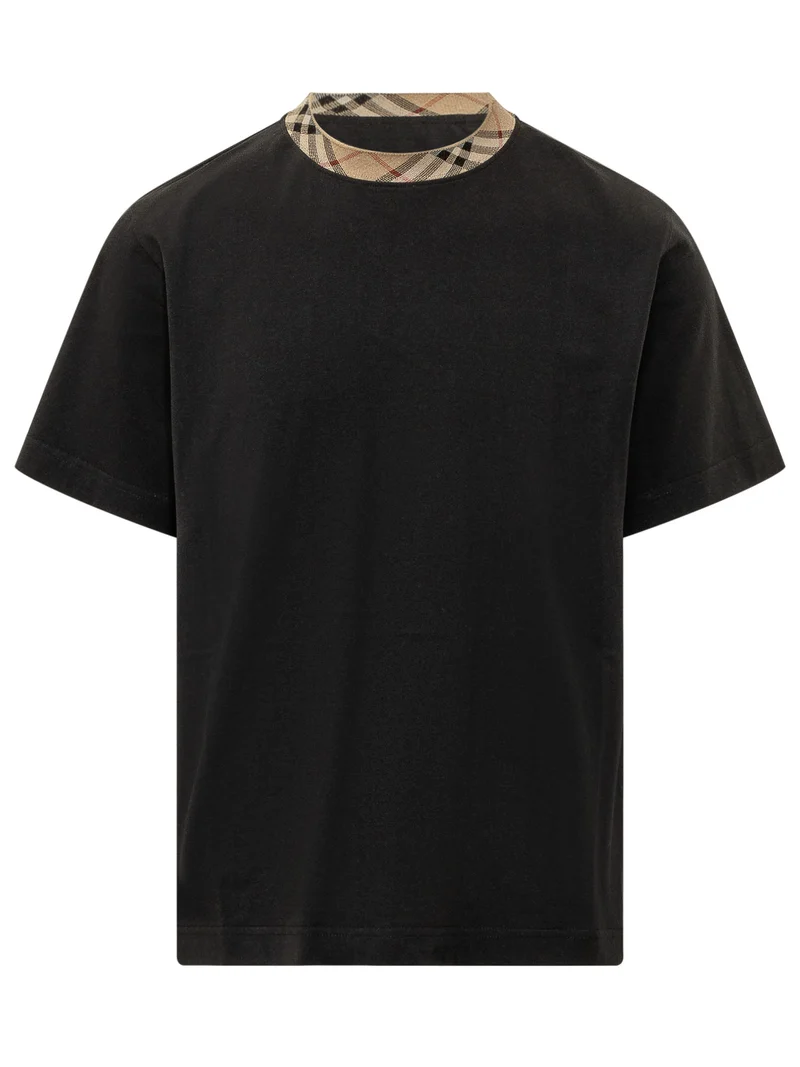 T-shirt Ryan con Collo Check