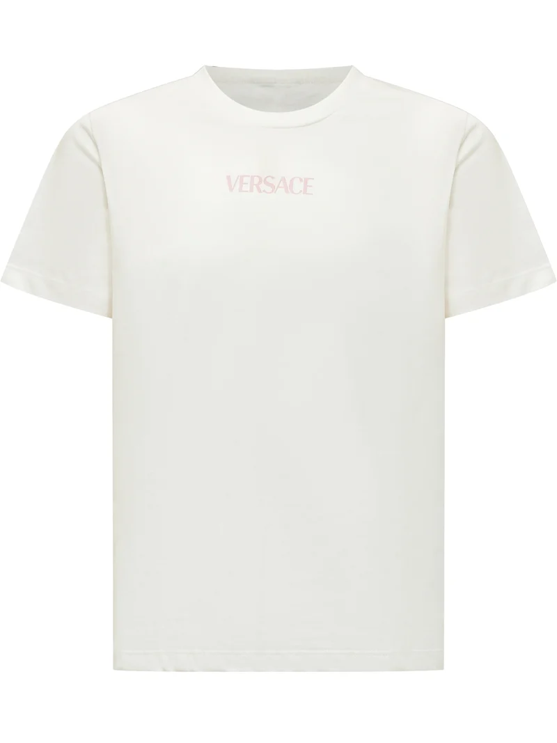 T-Shirt con Logo Centrale
