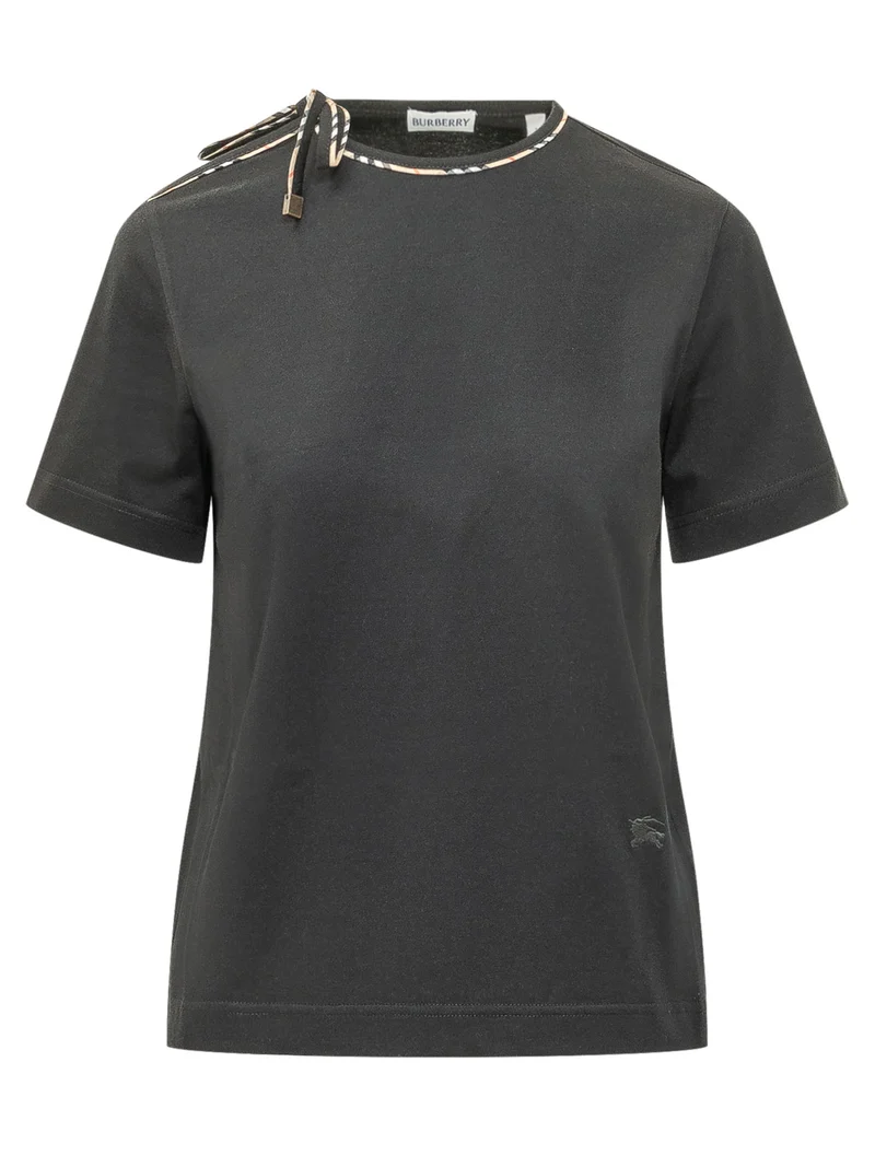 Frankie Bow T-shirt con Nodo Laterale