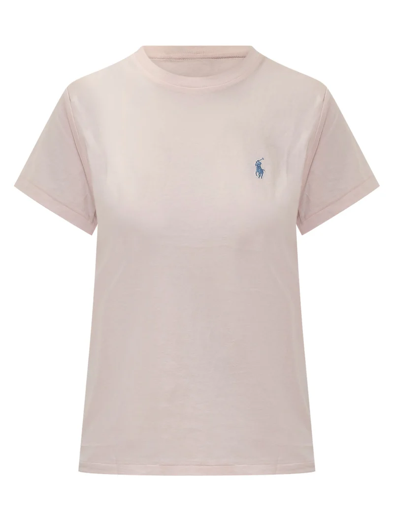 T-shirt con Logo Ricamato