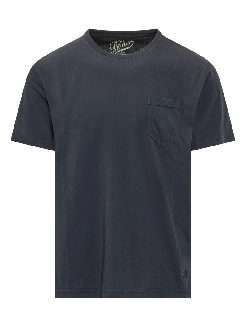 T-shirt Freeport con Tasca Applicata