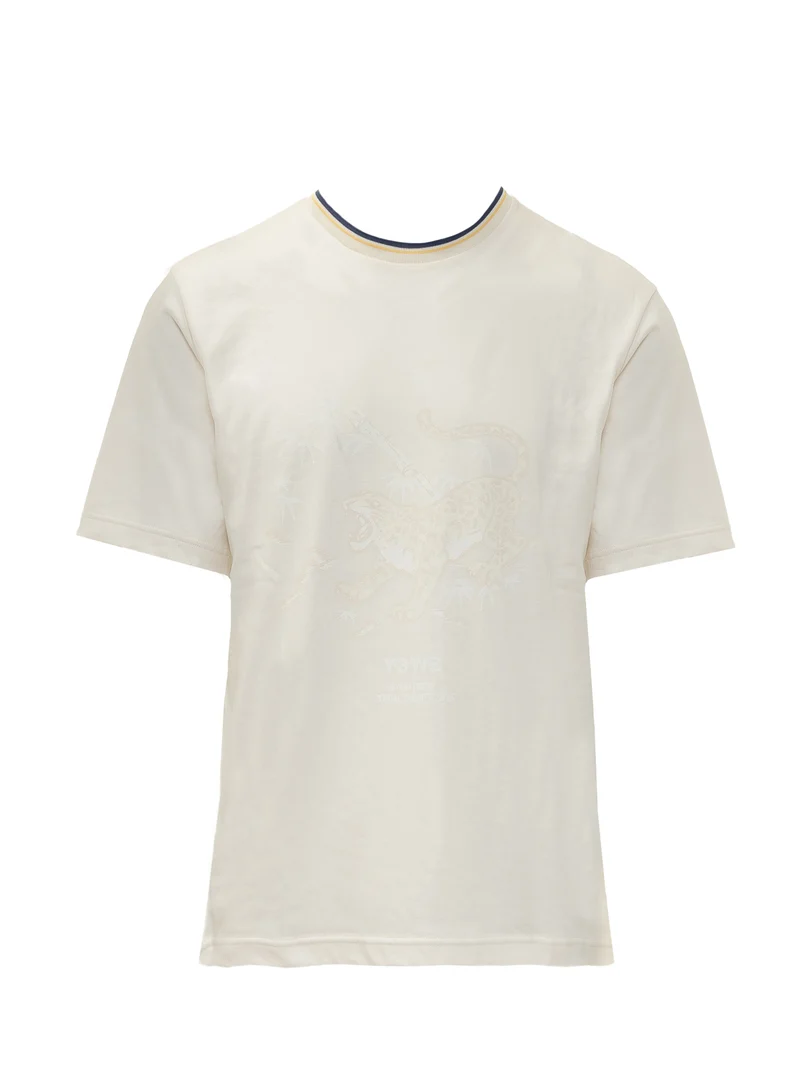 T-shirt Grafica con Girocollo