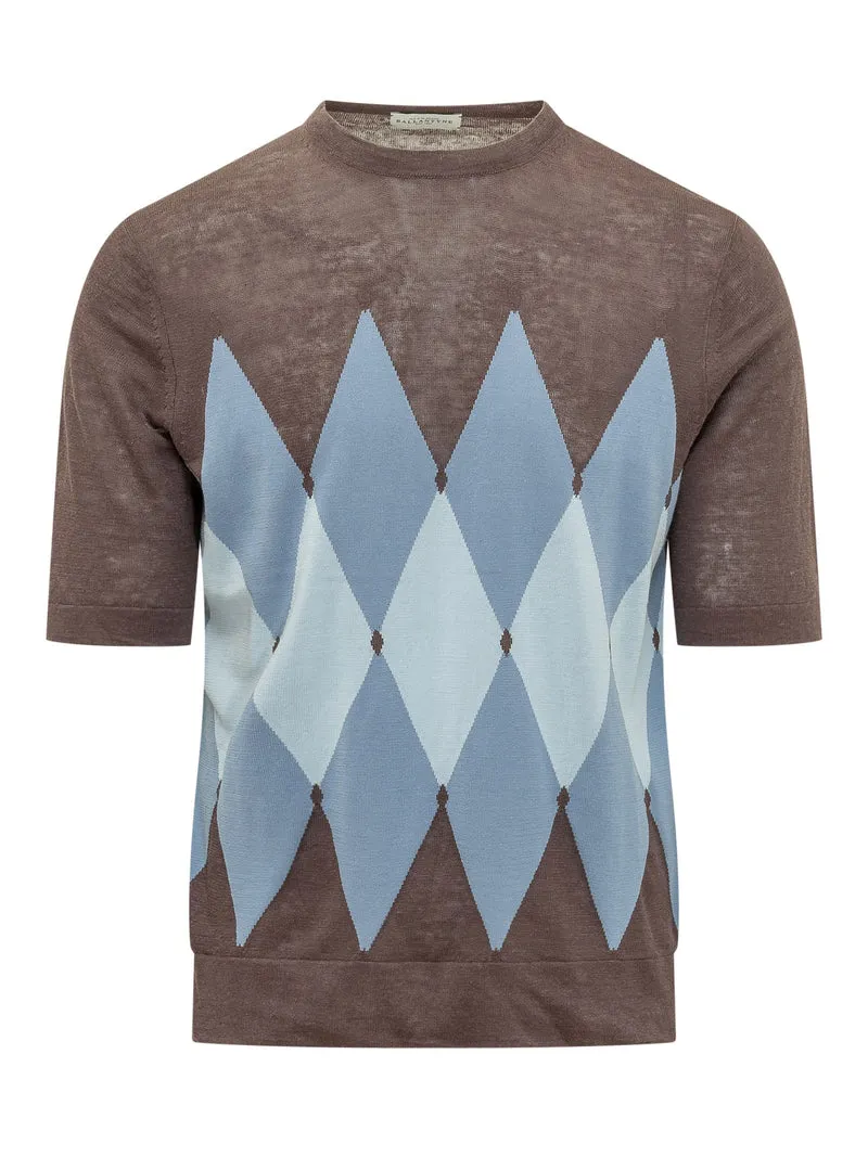 T-shirt Girocollo in Maglia