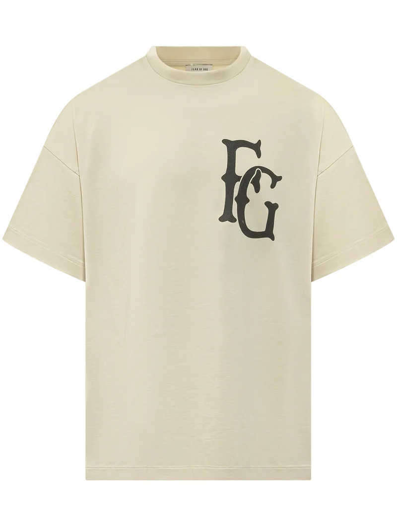 T-shirt con Logo Frontale