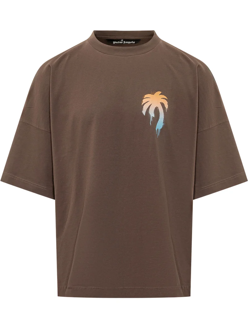 T-shirt Over I Love PA con Stampa