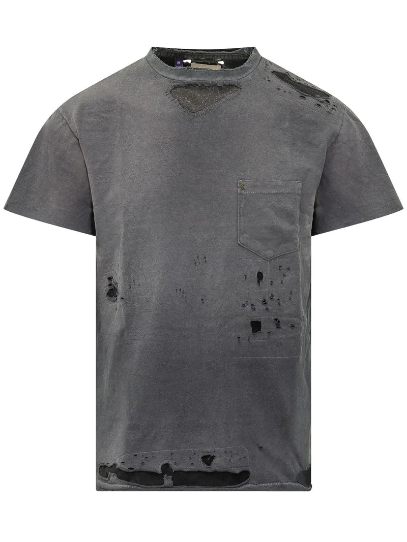 T-shirt Destroyed con Tasca
