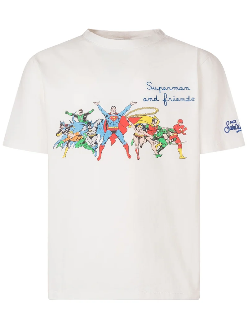 T-shirt con Stampa Supereroi