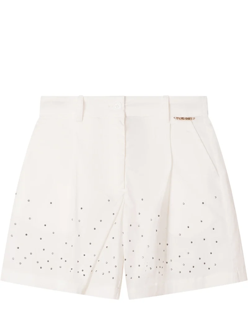 Shorts con Applicazioni Decorative