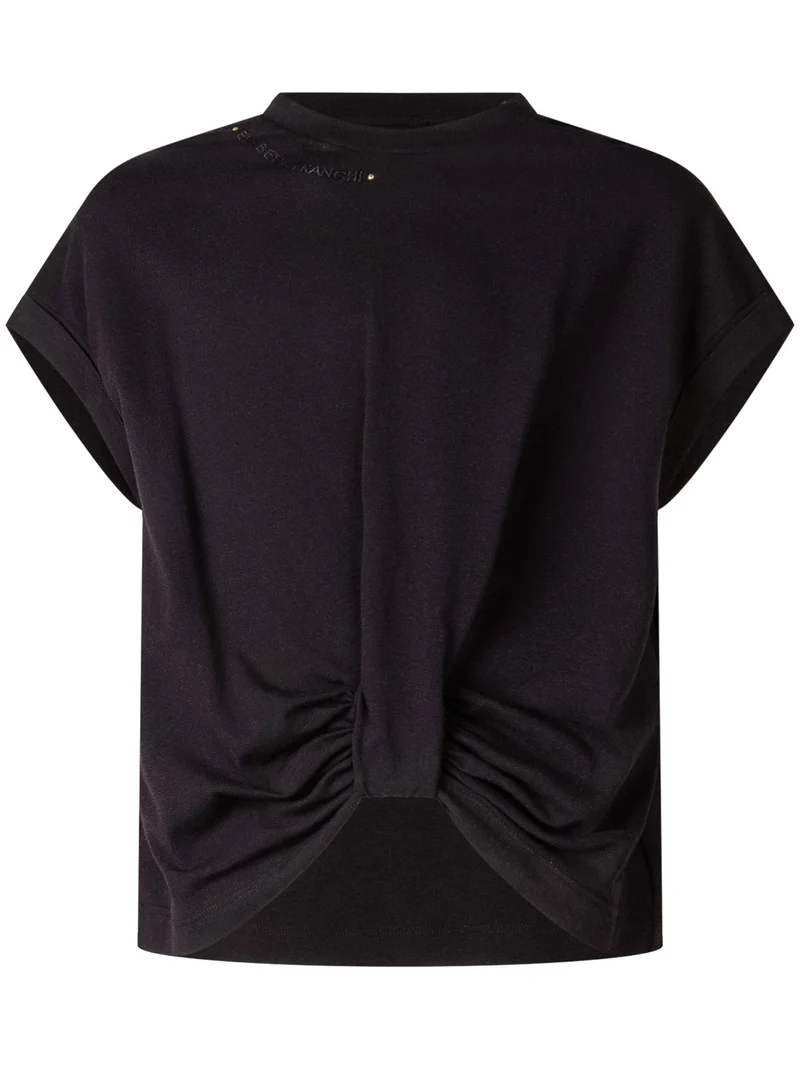 T-shirt con Nodo Frontale