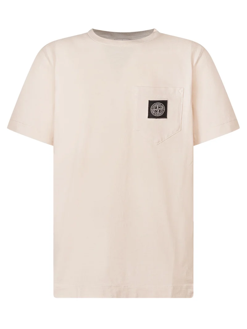 T-shirt con Logo Applicato
