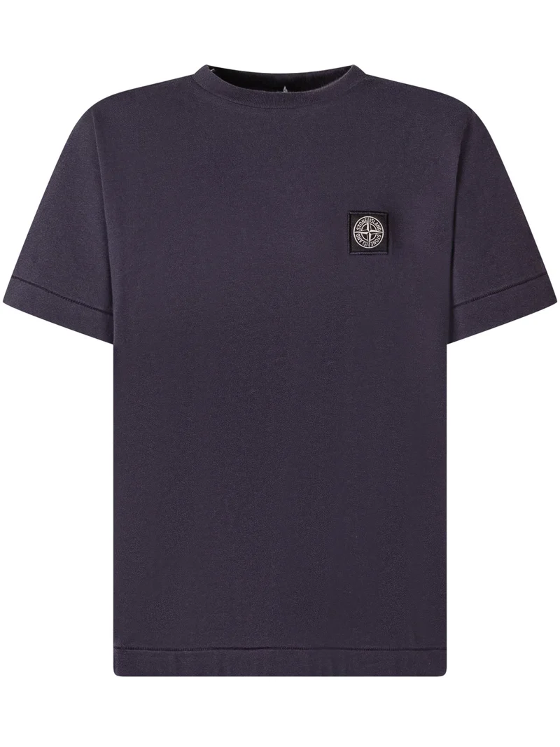 T-shirt con Logo Applicato
