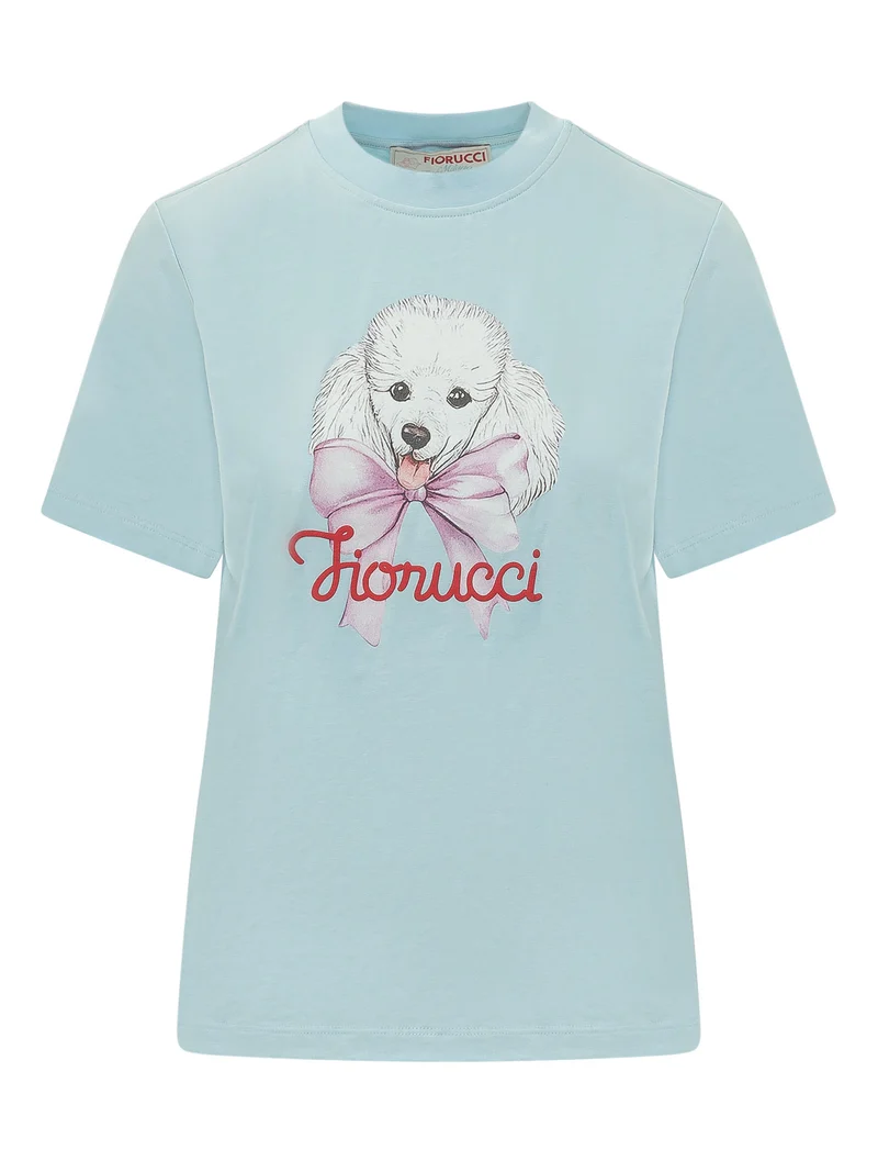 T-shirt con Stampa Frontale