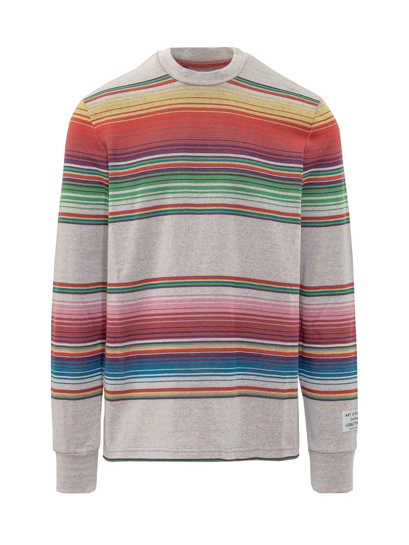 Maglia a Righe Multicolor