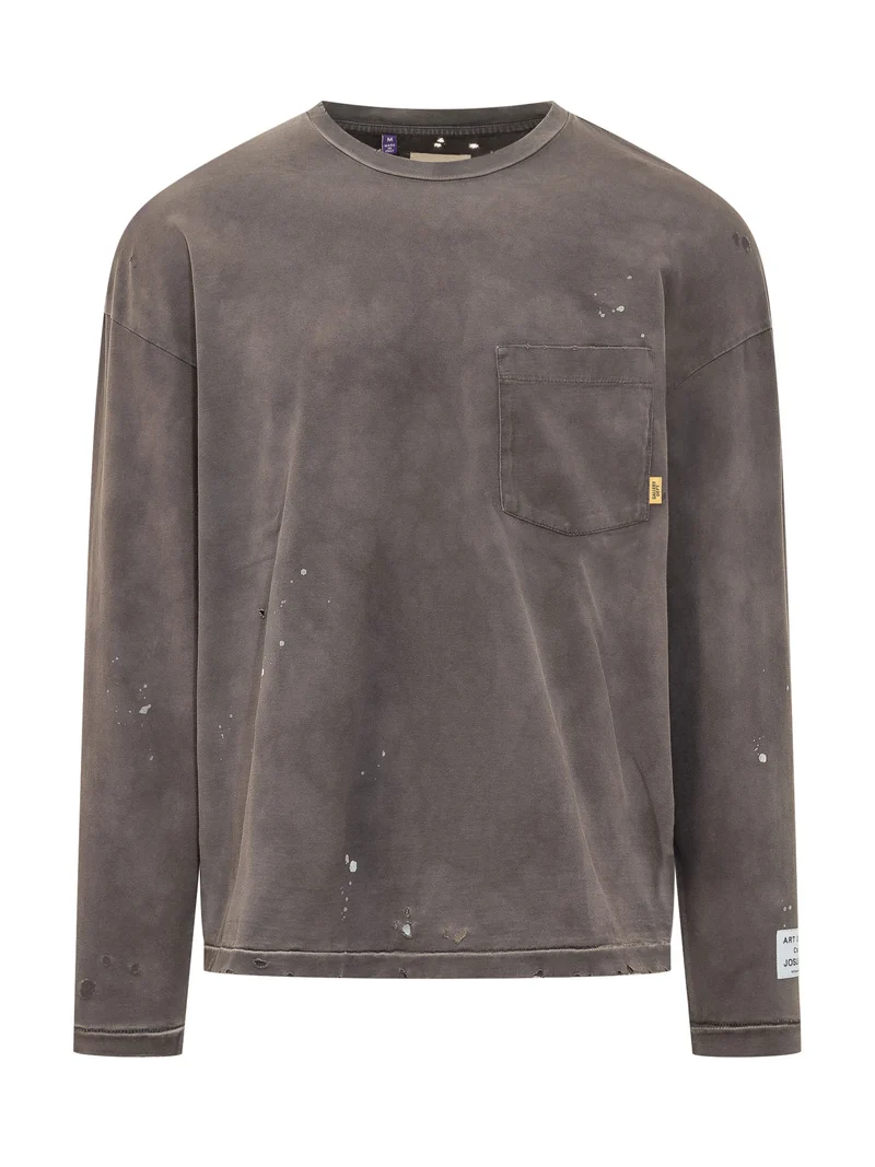 Maglia con Tasca e Stampa