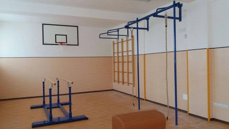 Palco Di Salita: 2 Pertiche In Acciaio E 2 Funi Alt 5m Art. 1390