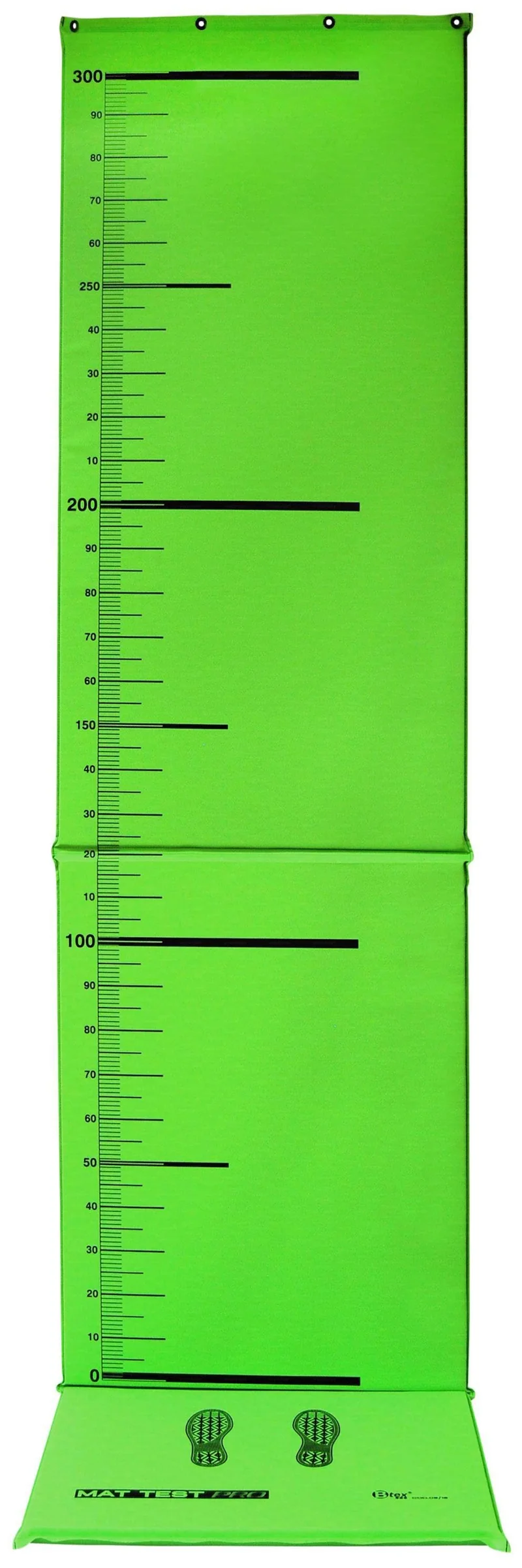 Materasso tappeto Mat Test con scala centimetrata, lunghezza 370cm e larghezza 100cm. Art 5438 Particolarmente adatto per pallacanestro e pallavolo.