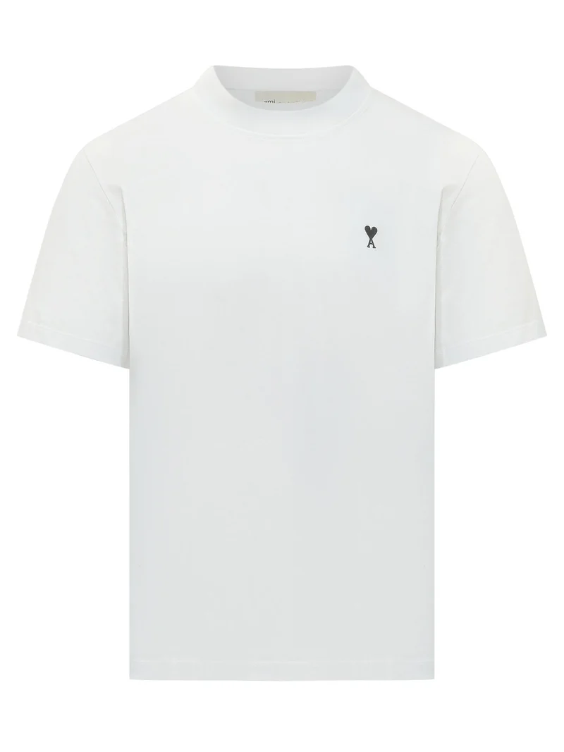 T-shirt con Piccolo Motivo a Cuore