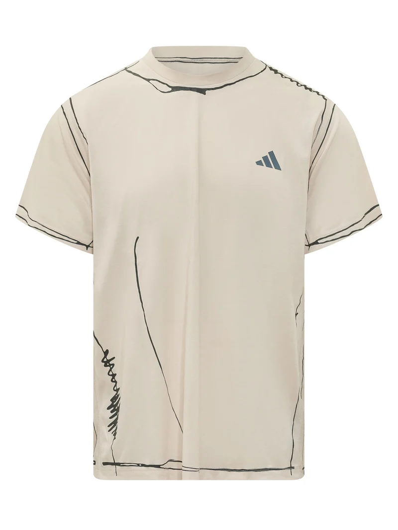 T-shirt con Stampa Grafica e Logo