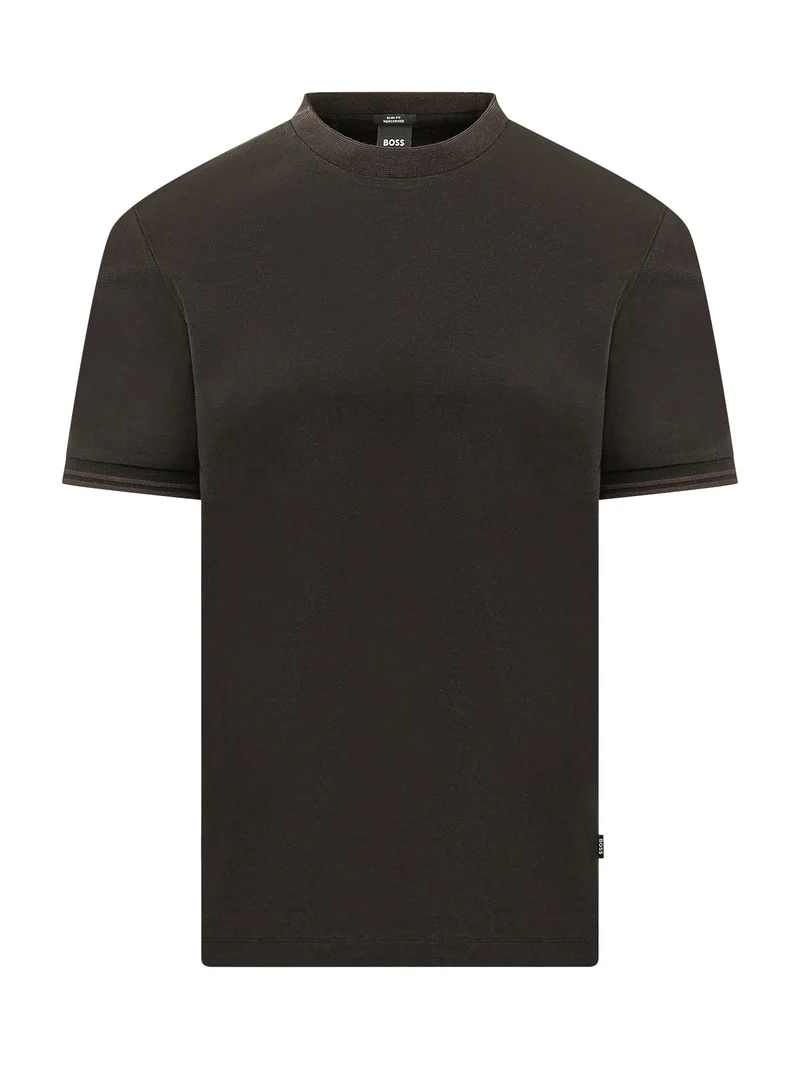 T-shirt con Girocollo e Maniche Corte