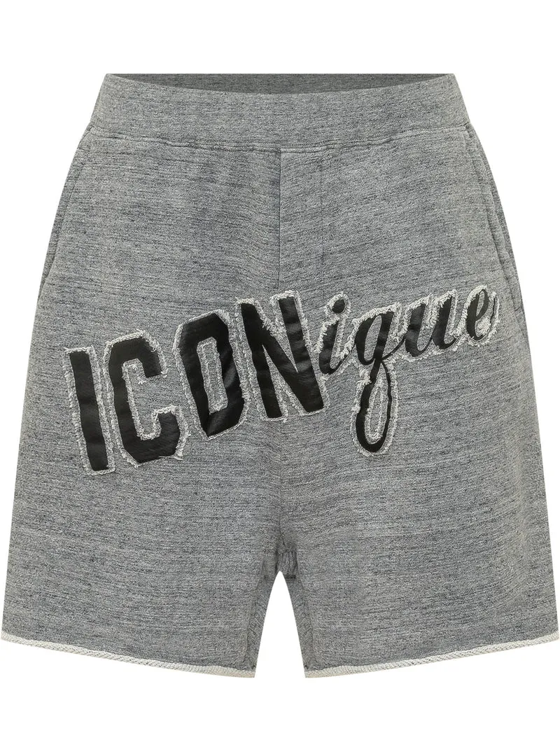 Shorts con Stampa Frontale