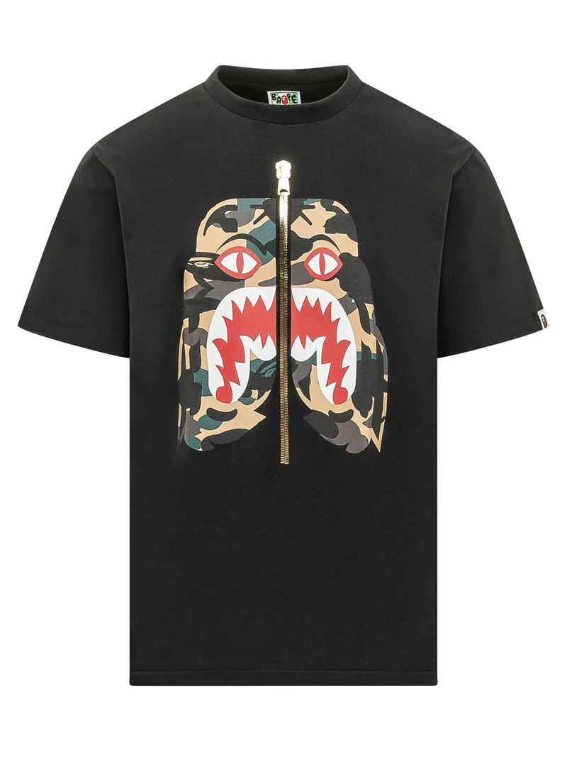 T-shirt con Stampa Grafica e Logo