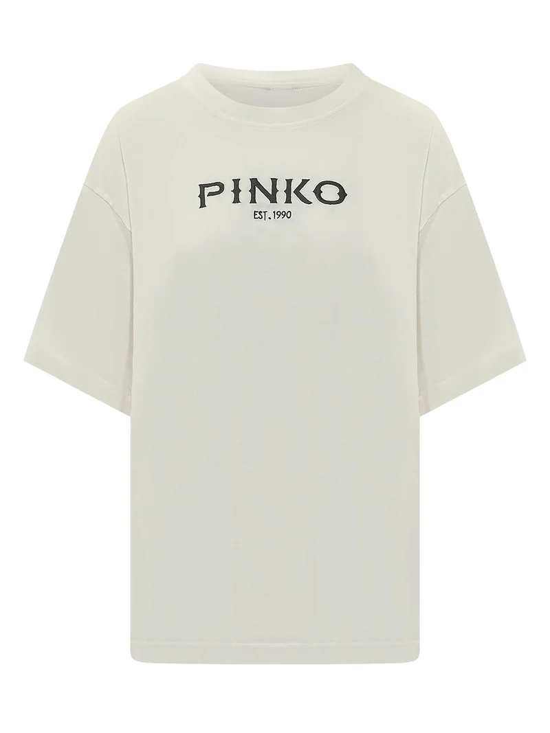 T-shirt Carmagnola con Maniche Corte e Stampa Logo