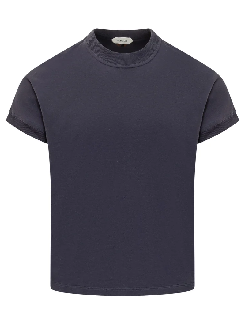 T-shirt con Scollo Rotondo e Maniche Corte