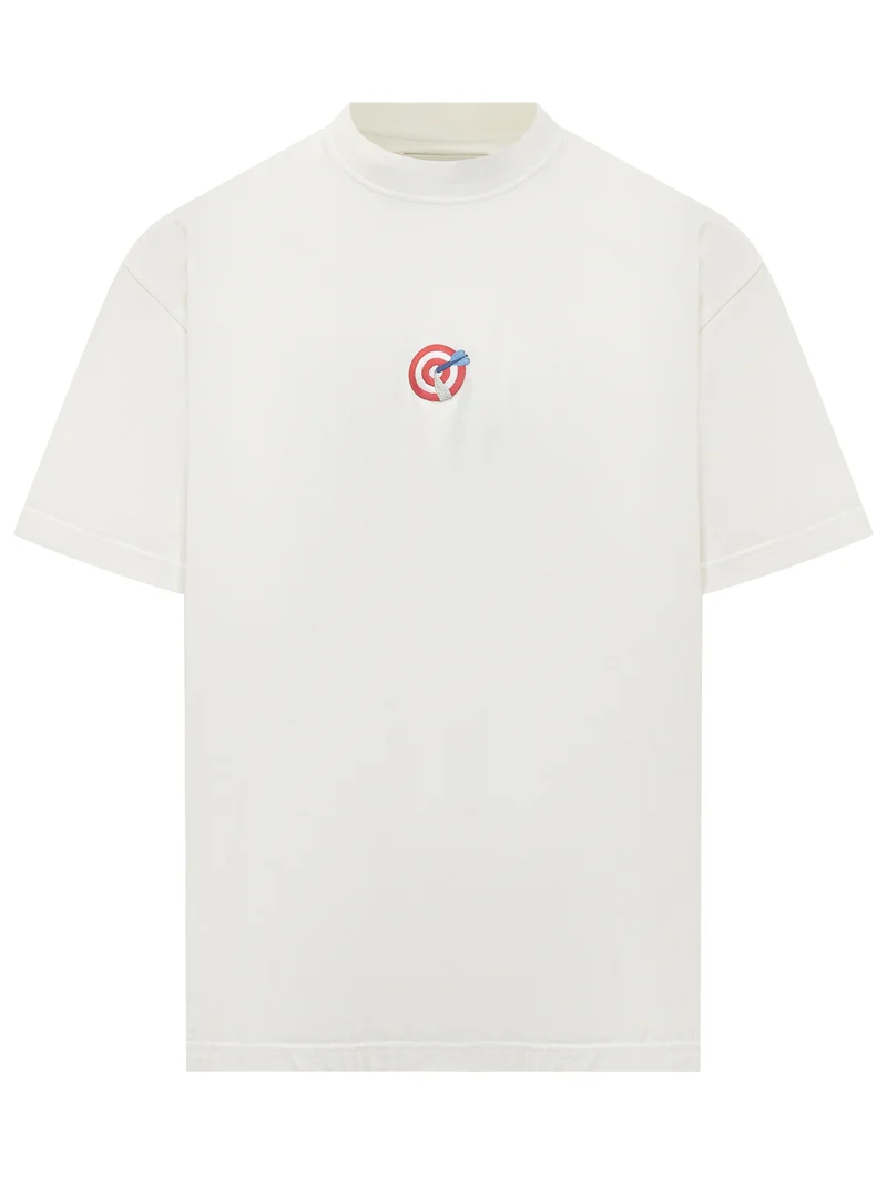 Alberto Bresci T-shirt con Ricamo Bersaglio