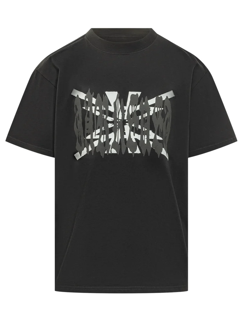 T-shirt con Stampa Grafica Frontale