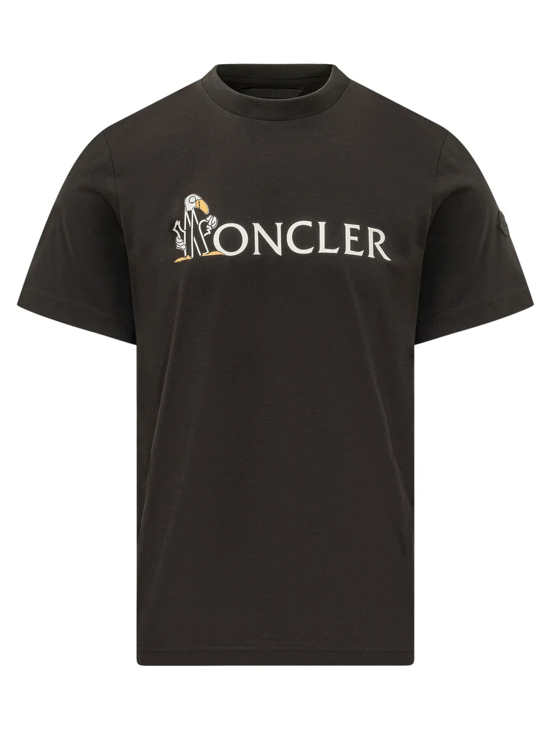 T-shirt con Logo sul Petto