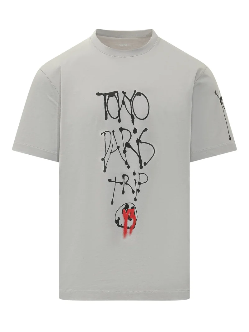 T-shirt con Stampa Lettering