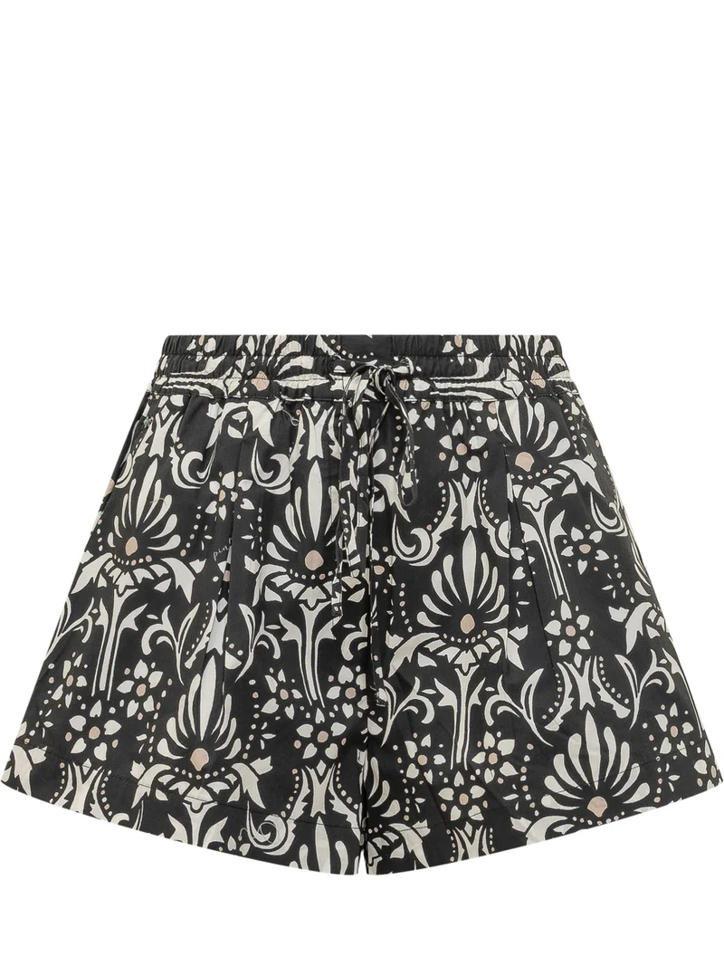 Shorts con Stampa Floreale