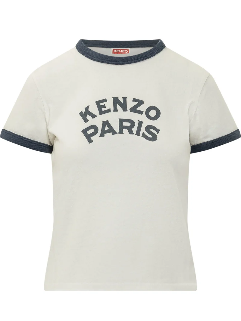 T-shirt con Stampa Lettering Logo
