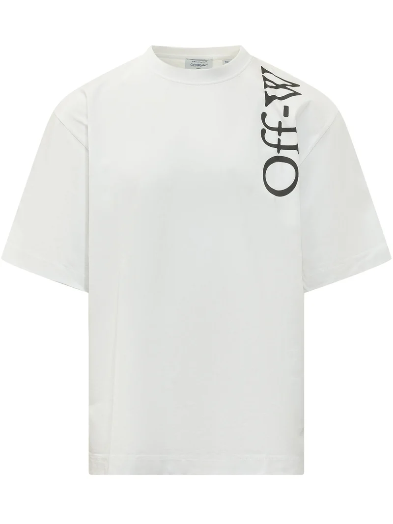 T-shirt Vertical Bookish con Logo Laterale