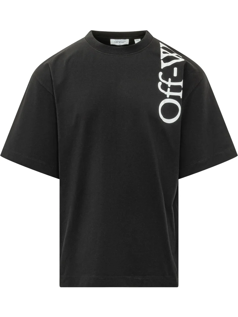 T-shirt Vertical Bookish con Logo Laterale