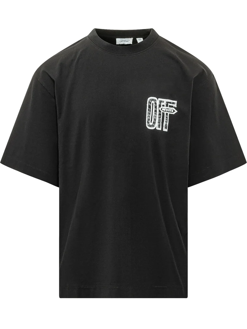 T-shirt Motion Arrow con Grafica Effetto Usurato