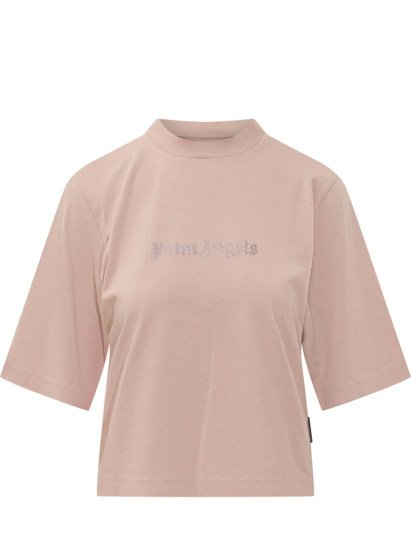T-shirt Boxy con Strass