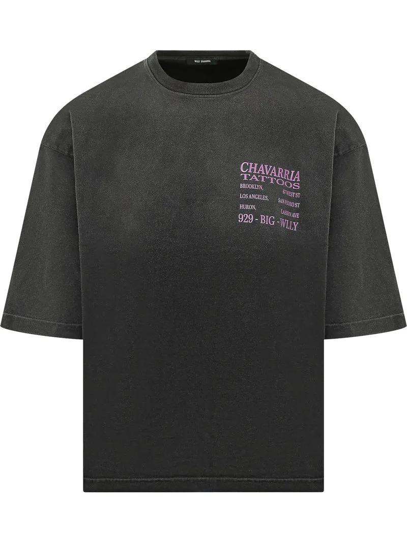 T-shirt con Stampa Frontale
