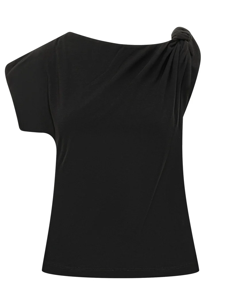 Top Monospalla con Drappeggio