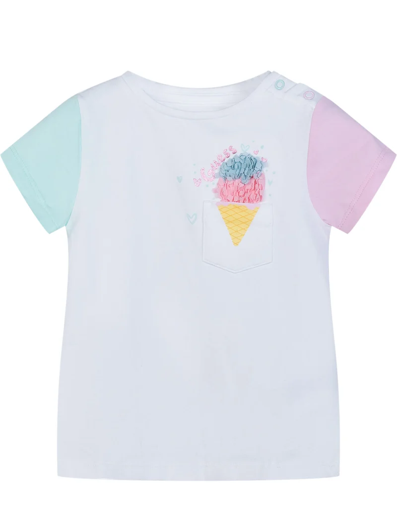 T-shirt con Taschino e Stampa Gelato