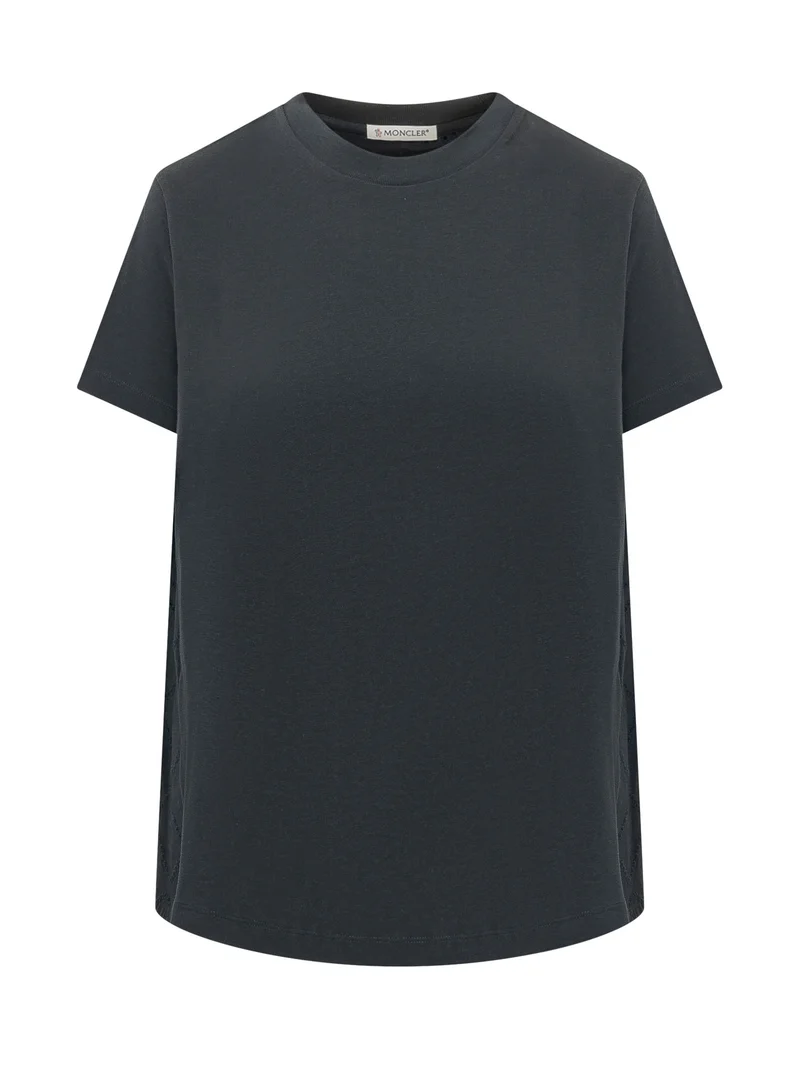 T-shirt con Girocollo e Maniche Corte