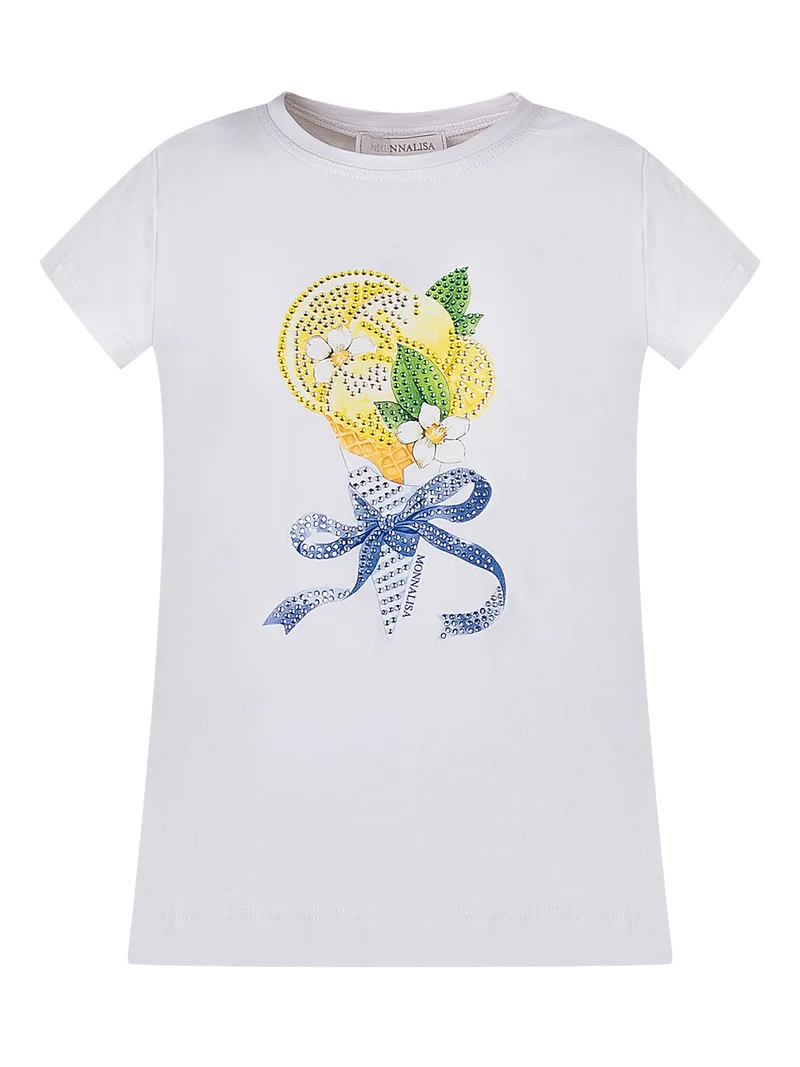 T-shirt con stampa gelato