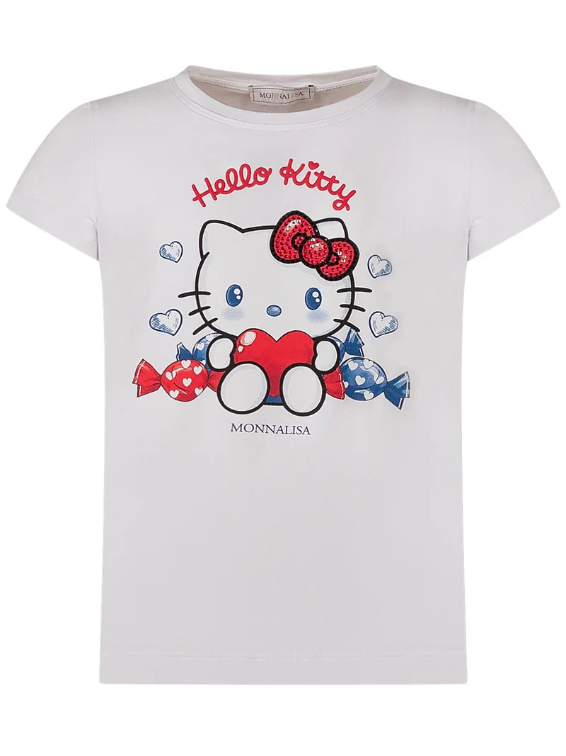 T-shirt con Stampa Frontale