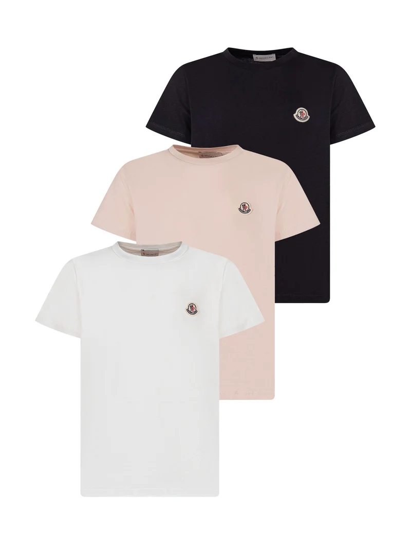 Set di T-shirt con Girocollo e Stampa